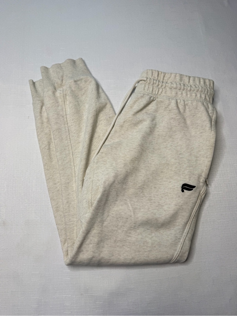 Mens Neutral Cream Jogger Sweatpants size small